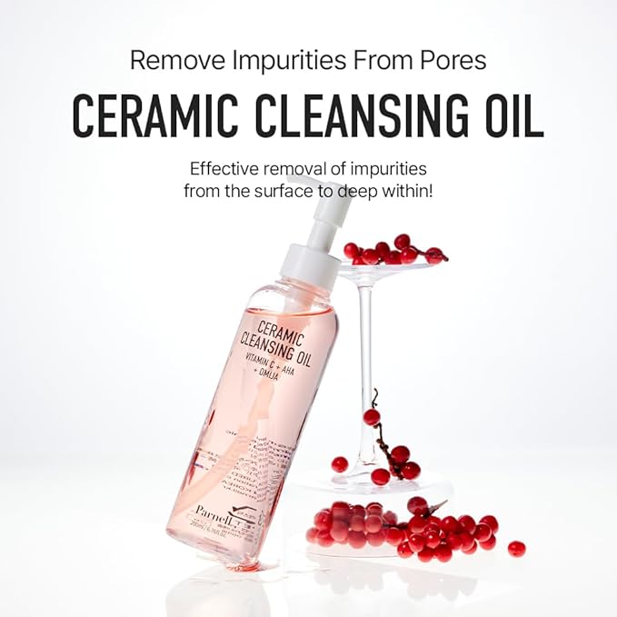 Parnell Aha Omija Ceramic Cleansing Oil 200ml / 6.76 fl.oz | blackhead melting, korean facial cleanser, korean skincare