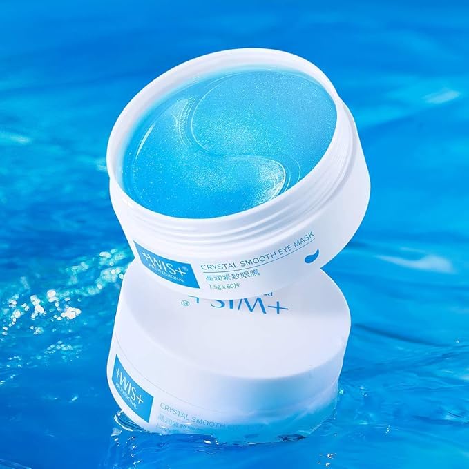 '+WIS+ Under Eye Patches, Collagen Eye Mask for Eye Moisturizing, Dark Circles, Wrinkles, Eye Gel Pads, Firming Eye Mask, Under Eye Bags, Eye Skin Care Pads With Collagen 30 Pairs