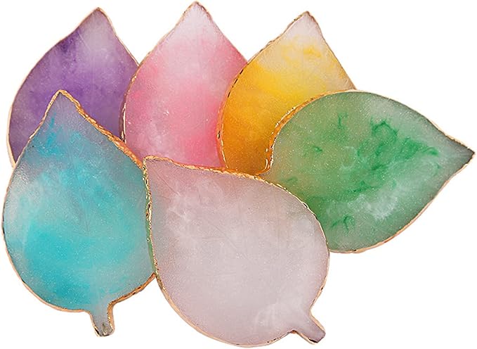 1 Piece Nail Art Palette Nail Polish Palette Mixing Palette Makeup Plate Nail Plate for Nail Art Nail Tip Holder Nail Art Display (gray leaf)