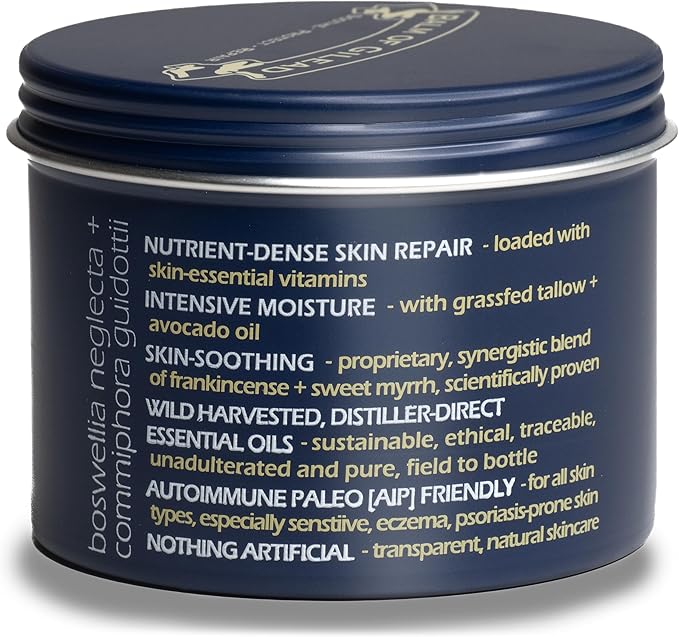 BALM OF GILEAD Foot Healing Cream β Frankincense & Sweet Myrrh Moisturizer for Sensitive Skin - Relieving Foot Therapy & Diabetic Skin Healing - Deeply Nourishing & Synergistic Cream