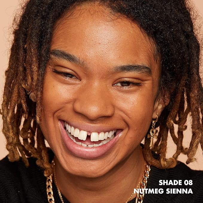 NYX PROFESSIONAL MAKEUP Bare With Me Tinted Skin Veil, Lightweight BB Cream - Nutmeg Sienna